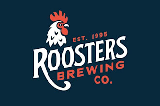 design a professional rooster logo for business, mascot, and brand identity