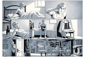 storyboards art illustration and digital painting artist for films, animations