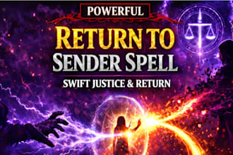 cast return to sender spell, send back negative energy and evil eye
