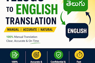 translate telugu to english manually and naturally