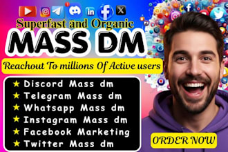 do discord mass dm telegram mass dm instagram mass dm bulk message outreach