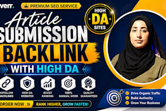do article submission backlinks on high authority sites