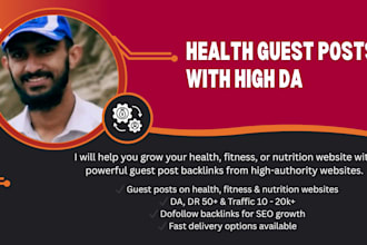 do healthcare backlinks on high da fitness and nutrition guestpost