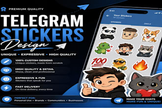 create a telegram sticker for brands