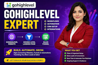 gohighlevel expert gohighlevel website gohigh level landing page sales funnel