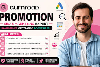 do gumroad promotion gumroad SEO digital product marketing and boost ebook sales