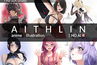 anime art style illustration