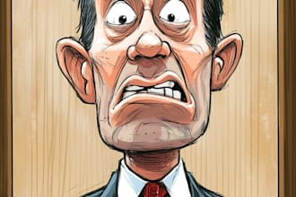 do a political cartoon art