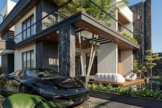 create photorealistic 3d architectural renders and animations
