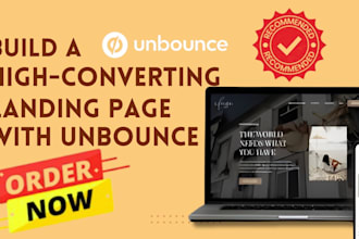 build unbounce, clickfunnel, groovepages, groovefunnel, landing page