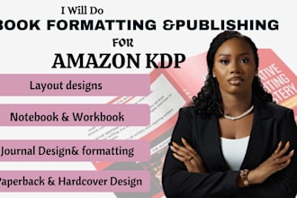 design and format journal and planner in canva for amazon book cover