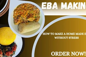 teach you how to make amala and egusi soup