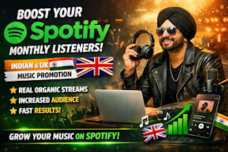run music ads for indian uk spotify music promotion to boost monthly listener