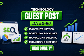 build technology backlinks with tech guest blogs