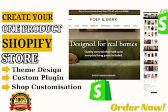 create a custom shopify one product store with bundle and variant setup