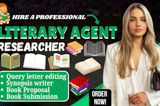 find top literary agent, write query letter, synopsis, book proposal, pitch them