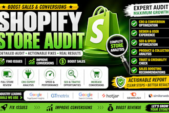 do shopify store audit cro audit and conversion optimization
