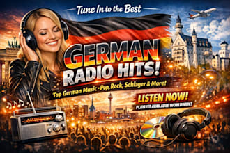 promote your german radio music playlist to music enthusiasts worldwide
