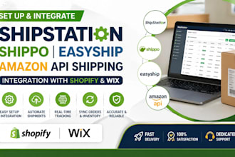 set up shipstation shippo easyship amazon API shipping integration shopify wix