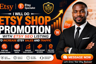 do etsy shop promotion with etsy seo listing to increase etsy sales and traffic