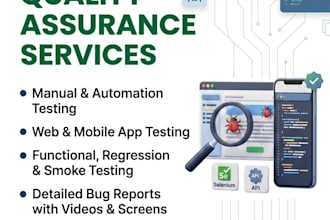 do manual testing, QA testing, API testing, and bug reporting