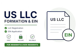 register your US llc and prepare your ein application