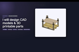 design cad models and 3d printable parts