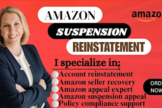 reinstate suspended amazon seller account