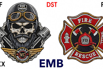 digitize embroidery digitizing for logo patch cap and jacket