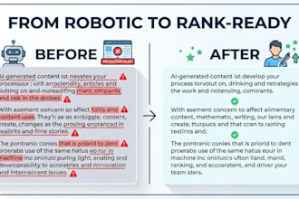 humanize, edit, and SEO optimize your ai generated content