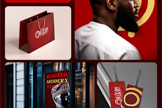 develop logo and brand identity, brand kit for fashion brand