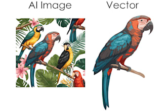 do ai image vector tracing and modification
