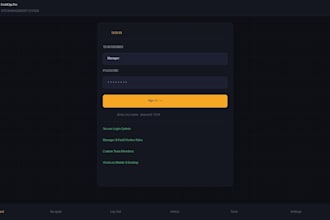 build custom web app for field team management