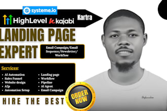 build high converting membership course website, kartra website, gohighlevel crm