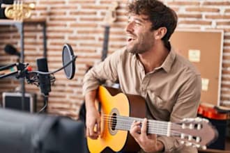 sing custom country song for birthday gift, wedding anniversary congratulation