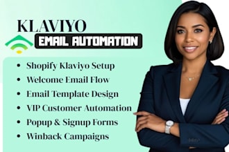 setup klaviyo welcome flow shopify VIP design email newsletters automation