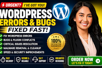 fix urgent wordpress errors, bugs, critical issues and malware