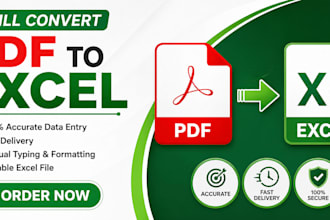 convert pdf to excel, word, excel to pdf