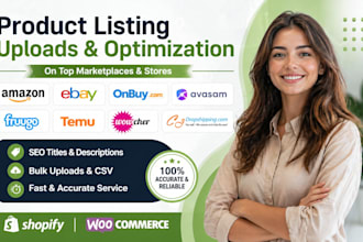 list dropshipping product upload from avasam ebay onbuy cj woocommerce shopify