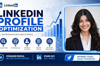 optimize and create linkedin profile for jobs and leads