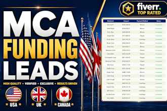 generate fresh mca leads, business funding leads and mca loan leads