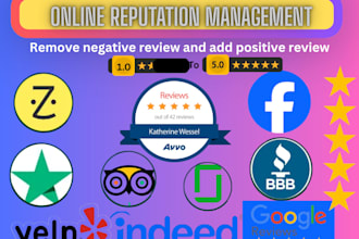 do online reputation management, ORM and remove negative reputation