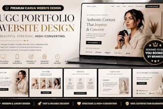 design ugc portfolio website canva ugc portfolio website redesign canva website