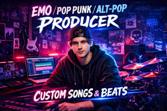 ghostwrite your emo rap song hip hop or hyperpop song
