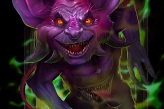 draw fantasy dnd or pathfinder character for your campaign