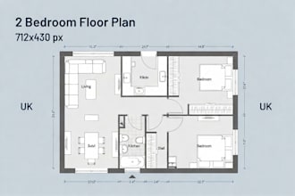 design clean and accurate architectural floor plans