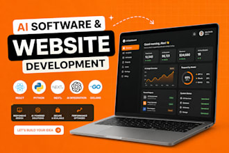 develop ai mobile app, android IOS app, saas app, ai software developer