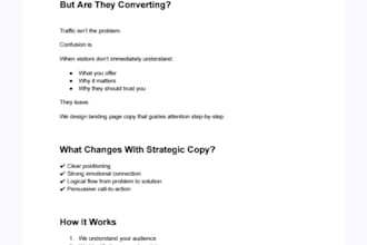 write strategic copy that converts and builds your brand