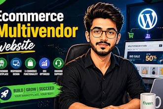 build ecommerce multivendor website, woocommerce website