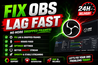 fix your obs lag, audio issues, and stream problems fast